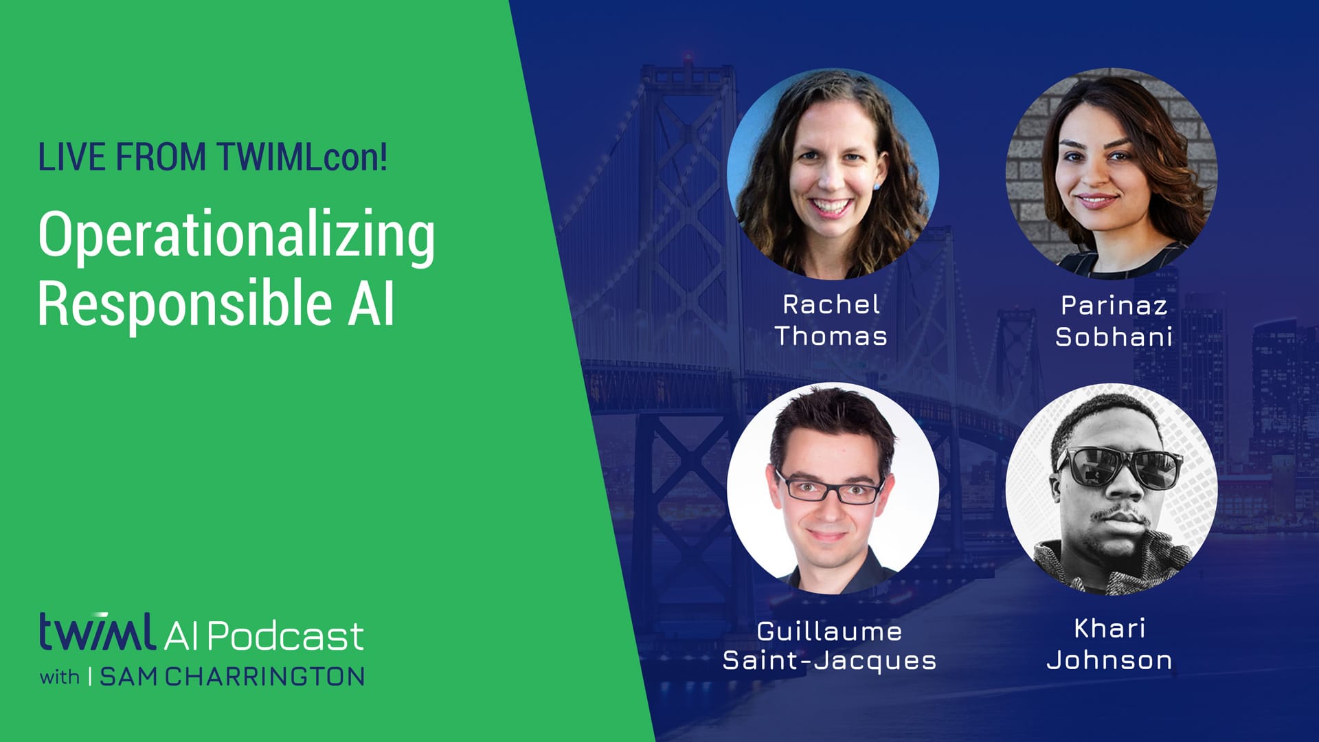 Banner Image: Live from TWIMLcon! Operationalizing Responsible AI - Podcast Discussion