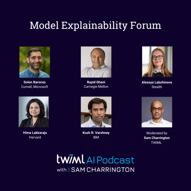 Cover Image: TWIML Model Explainability Forum - Podcast Discussion